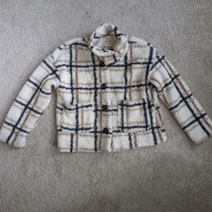 Stoosh Plaid Sherpa Jacket